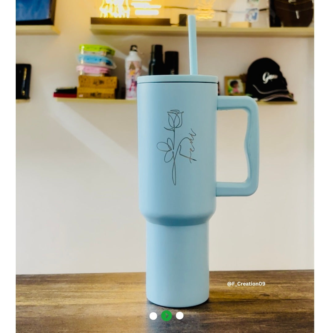 Premium Stainless Steel Tumbler Bottle – Hot & Cold Insulated